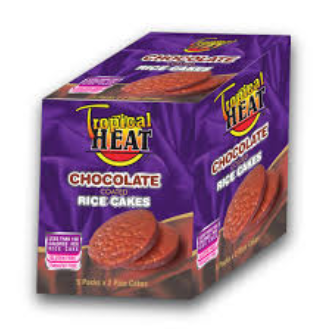TROPICAL HEAT CHOCOLATE RICE CAKES 150G